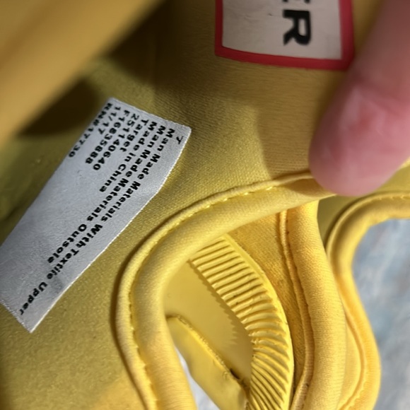 Hunter boot in Banana Yellow - Picture 3 of 5